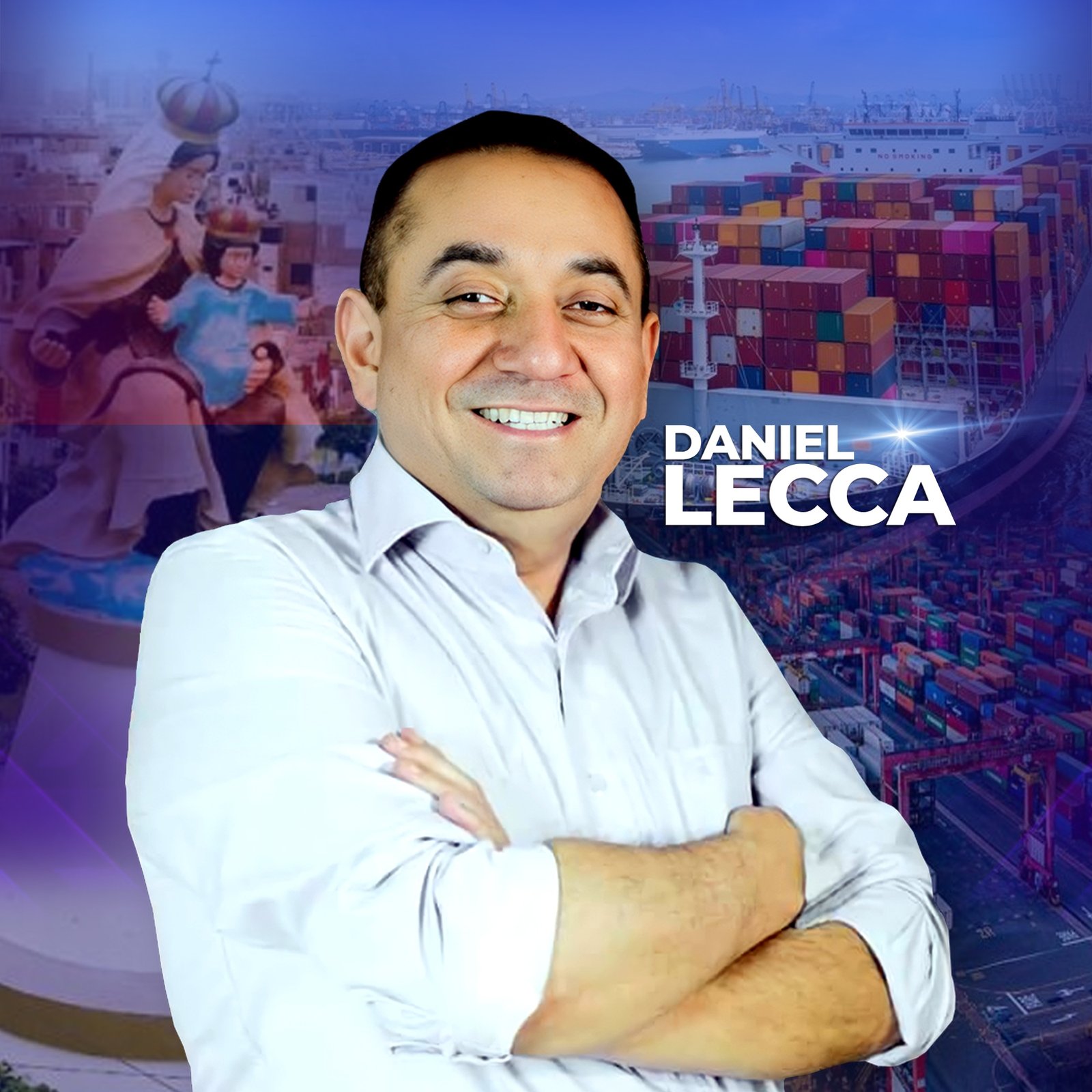 Daniel Lecca en trabajo comunitario con vecinos de Carmen de la Legua
